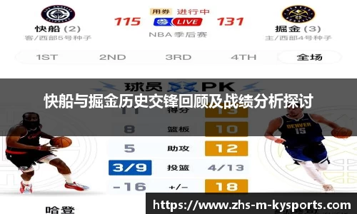快船与掘金历史交锋回顾及战绩分析探讨